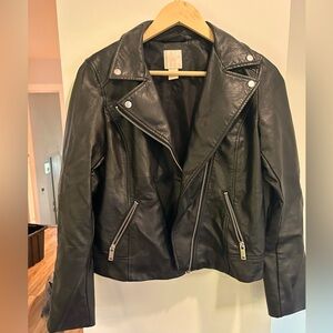 Faux Leather Jacket